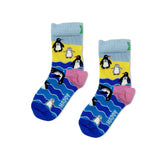 ZSL x Happy Socks Penguin Beach Children's Socks