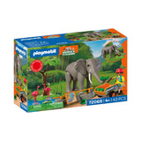 Playmobil Zoo: Elephant With Zookeeper Playset