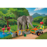 Playmobil Zoo: Elephant With Zookeeper Playset