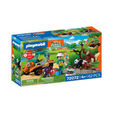 Playmobil Zoo: Zookeeper With Vehicle Playset