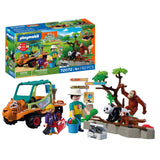 Playmobil Zoo: Zookeeper With Vehicle Playset