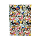 200th Anniversary Wildlife In Bloom Tea Towel