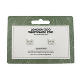 Butterfly Earrings, Silver Plated