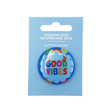 Capybara Good Vibes Button Badge