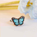 Butterfly Cherry Wood Ring