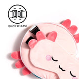 Axolotl Travel Pillow & Eye Mask