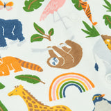 ZSL x Frugi Animal Print Babygrow