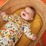 ZSL x Frugi Animal Print Babygrow