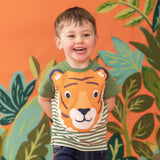 ZSL x Frugi Tiger Stripe Toddler T-Shirt