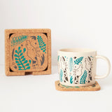 ZSL x Liga Giraffes Cork Coasters