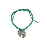 Giraffe and Heart Bracelet