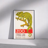 London Transport Museum Official London Zoo Chameleon Print