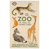 London Transport Museum Official London Zoo 'For The Zoo' Print