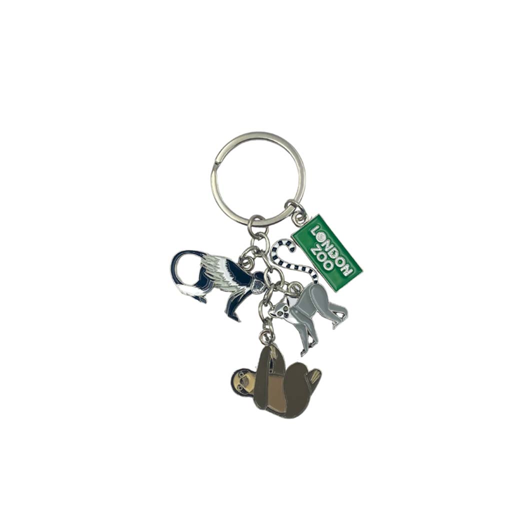 London Zoo Rainforest Charm Keyring – ZSL Shop