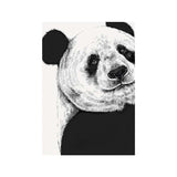 Panda Monochrome Drawing Greetings Card