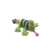 Biodegradable Felt Rainbow Chameleon Decoration