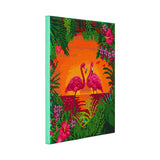 Flamingos Crystal Art Canvas, 30cm x 30cm
