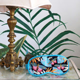 Butterfly & Foliage Embroidered Eye Mask