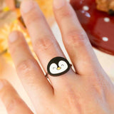 Penguin Cherry Wood Ring