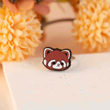 Red Panda Cherry Wood Ring