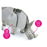 White Rhino 3D Interactive Arts & Crafts Model