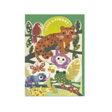 Jungle Animals 3D Birthday Card