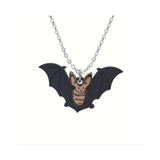 Bat Acrylic Charm Necklace
