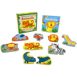 My First Animals Book & Puzzle