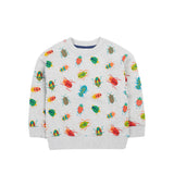 Children's Grey Bug Print Sweatshirt