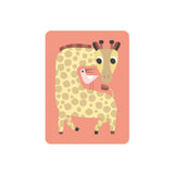Giraffe & Bird Greetings Card