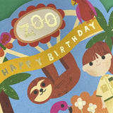 Zookeeper 3D Birthday Card