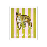 Leopard Striped Art Print