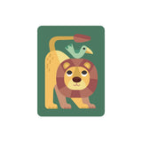 Lion & Bird Greetings Card