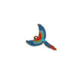 Red Macaw Pin Badge