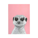 Meerkat Art Print, A4