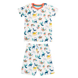 Children's Multi-Coloured Animals Pyjamas