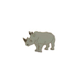 Rhino Pin Badge