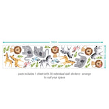 Safari Animals Wall Stickers