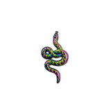 Iridescent Snake Pin Badge