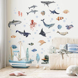 Sea Life Animals Wall Stickers