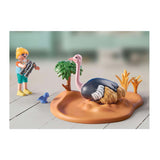 Playmobil Wiltopia Ostrich Zookeepers Playset