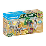 Playmobil Wiltopia Photographer With Zebras Playset