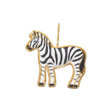 Zebra Embroidered Decoration