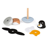 Penguin Rocking & Stacking Wooden Toy