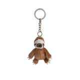 Sloth Plush Keyring, 9cm