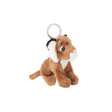 Tiger Plush Keyring, 10cm