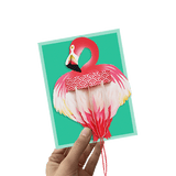 Flamingo 3D Pop-Up Card