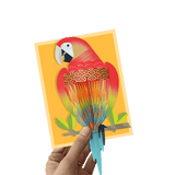 Macaw 3D Pop-Up Card