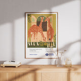 ZSL Bicentenary Giraffe 'Great Days Out' Official TFL Poster