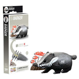 Badger 3D Arts & Crafts Model